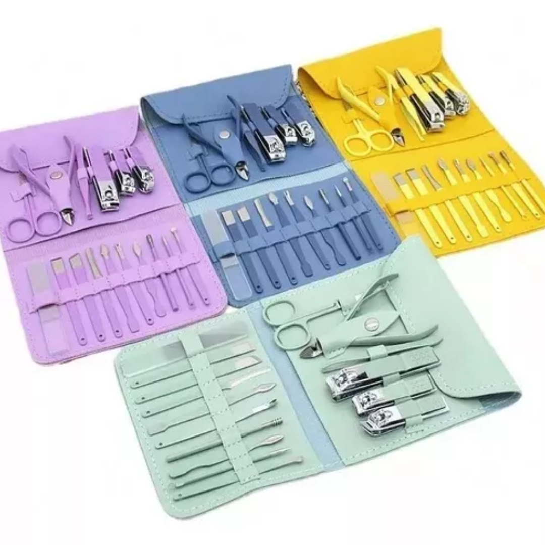 Set Manicure Y Pedicure x16 Piezas Kit