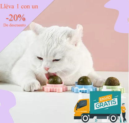 LLEVA 1 BOLITA CATNIP PARA GATOS CON UN 20% DE DESCUENTO 🏷️